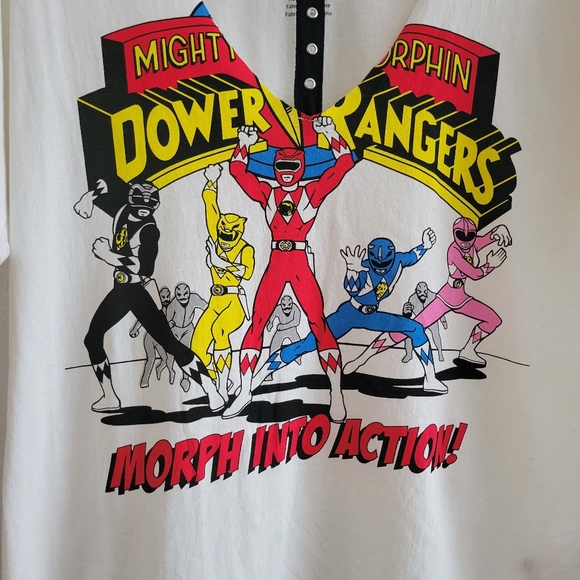 POWER RANGERS | Grunge Oversized Tshirt Size Medium - Picture 3 of 8